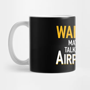 Airplane Rc Pilot Flying Warning Airplanes Mug